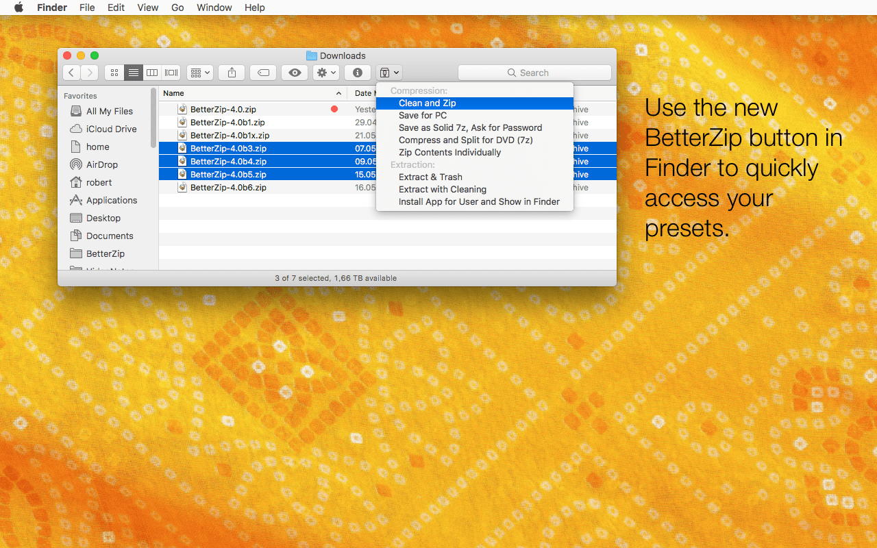 BetterZip screenshot 3