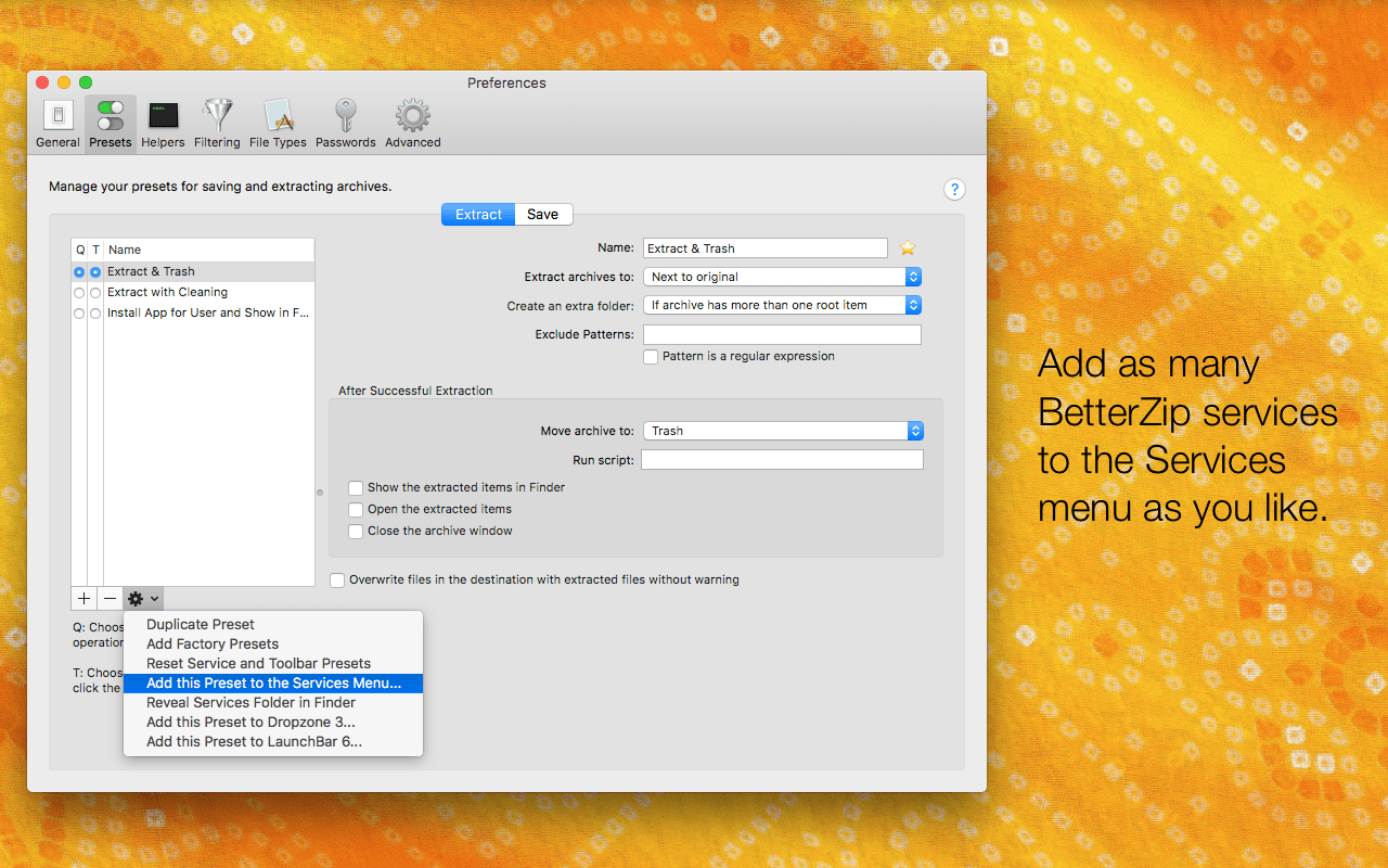 BetterZip screenshot 4