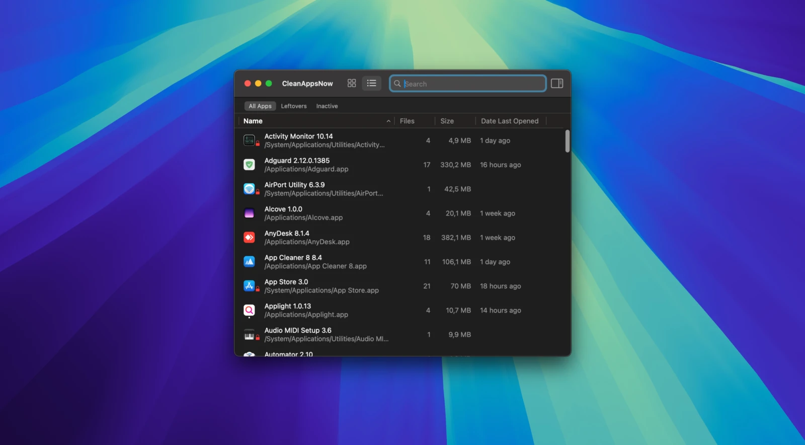 CleanAppsNow screenshot 1