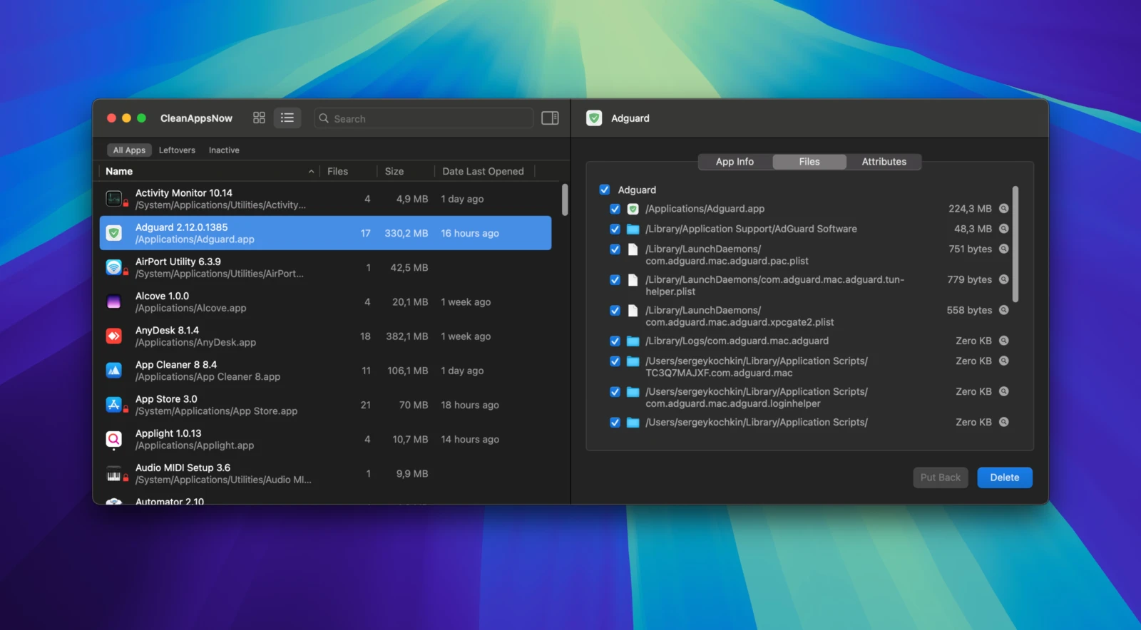CleanAppsNow screenshot 2