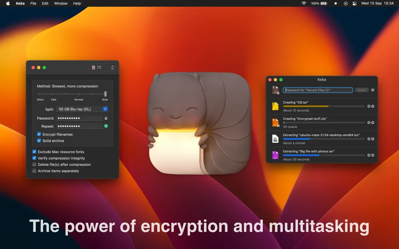 Keka screenshot 1