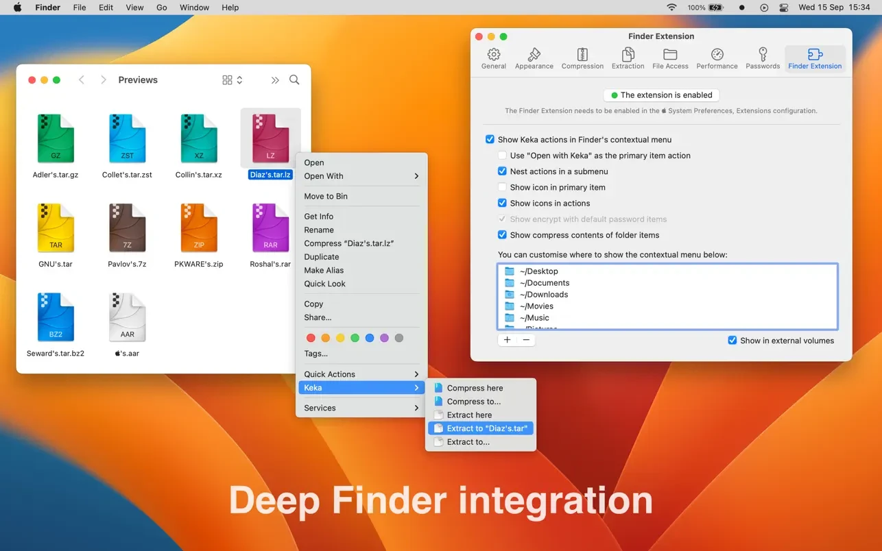 Keka screenshot 4