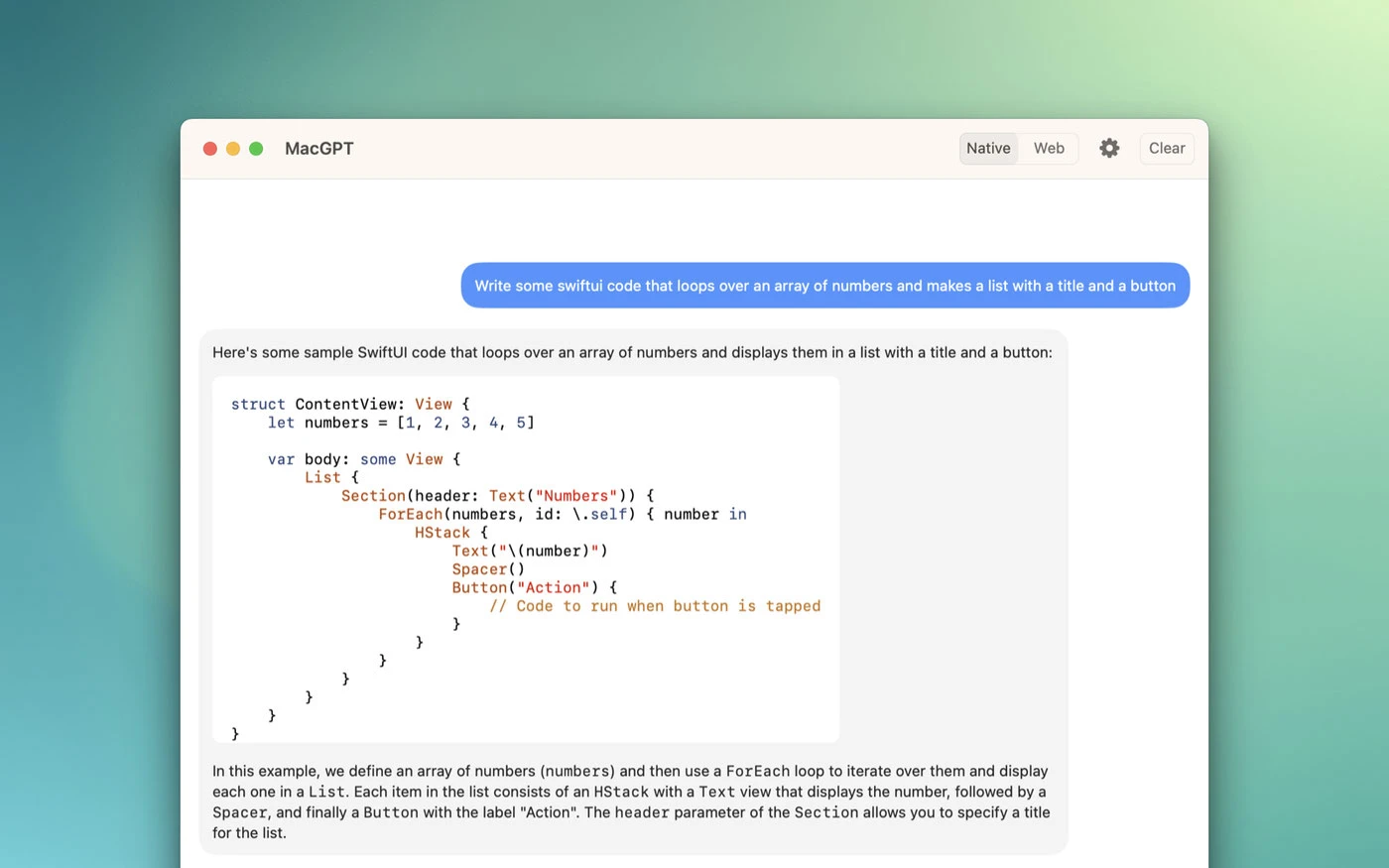 MacGPT screenshot 4