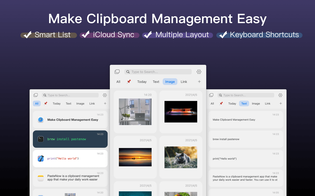 PasteNow screenshot 1
