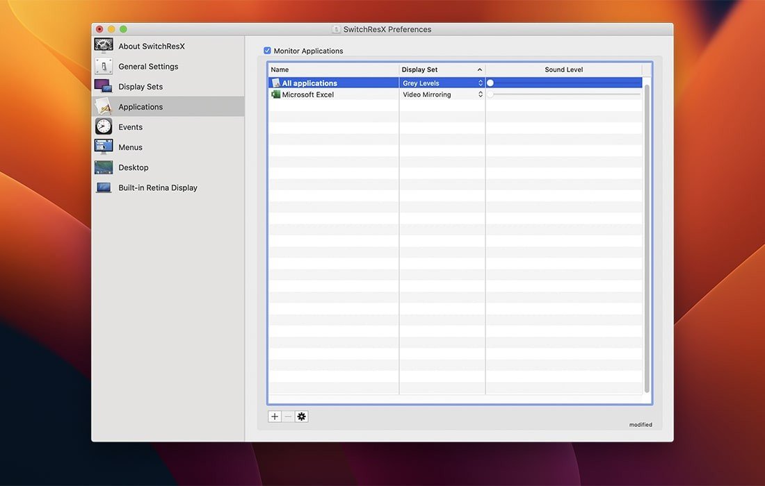 SwitchResX screenshot 4